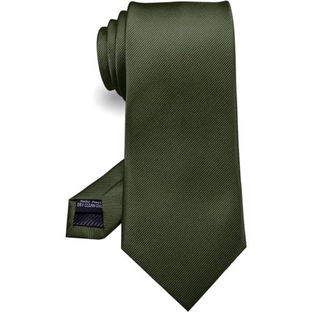 Solid Color Tie Formal Necktie for Men